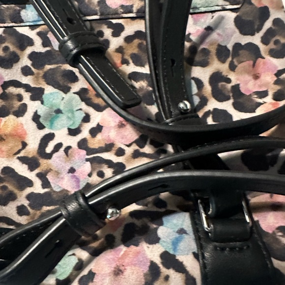 Floral Leopard Print Backpack main image 8
